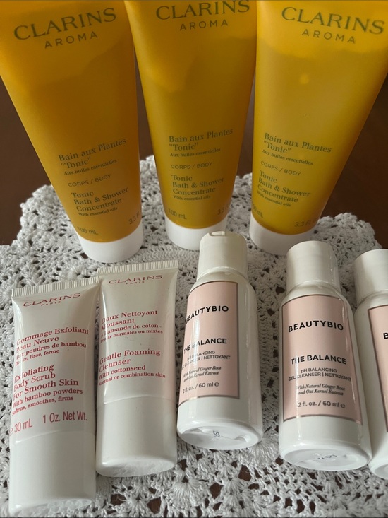 Clarins Other - Clarins & BeautyBio Skincare Set —